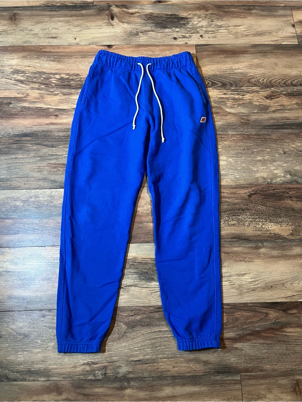 *RARE* New Balance Made in USA Core Vintage Sweatpants Royal Blue Medium Fleece